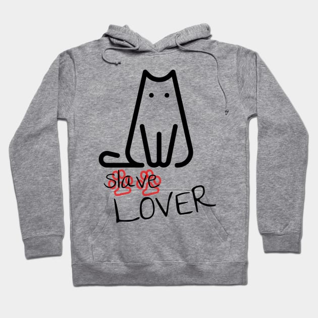 Not Cat sleave | It's Cay lover Hoodie by Sam Design Studio